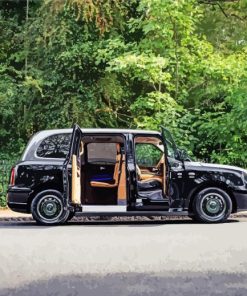 London Taxi From The Inside paint by number