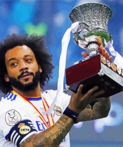 Marcelo Vieira With Trophy paint by number