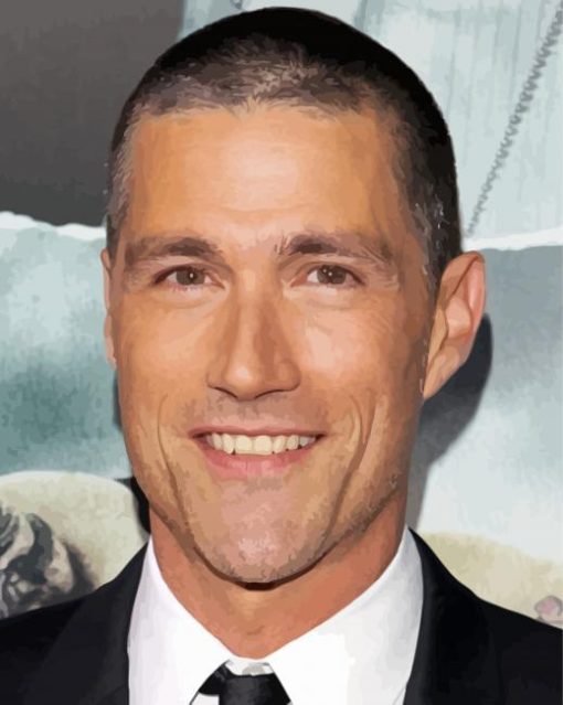 Matthew Fox Face paint by number