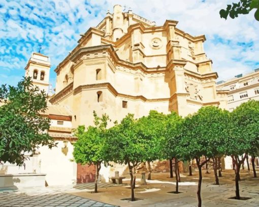 Monasterio De San Jerónimo, Granada Andalucia paint by number