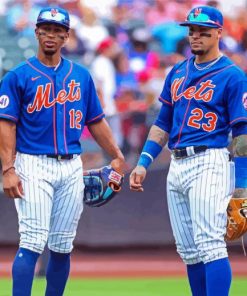 New York Mets Baseball Players paint by number