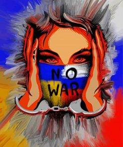 No War Art paint by number