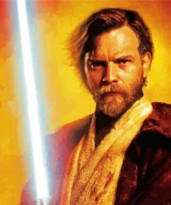 Obi Wan Kenobi paint by number