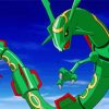 Pokemon Species Rayquaza paint by number