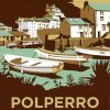 Polperro Cornwall Poster paint by number