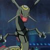 Rayquaza Pokemon Anime paint by number