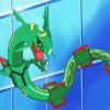 Rayquaza Pokemon paint by number