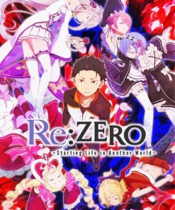 Rezero Poster paint by number