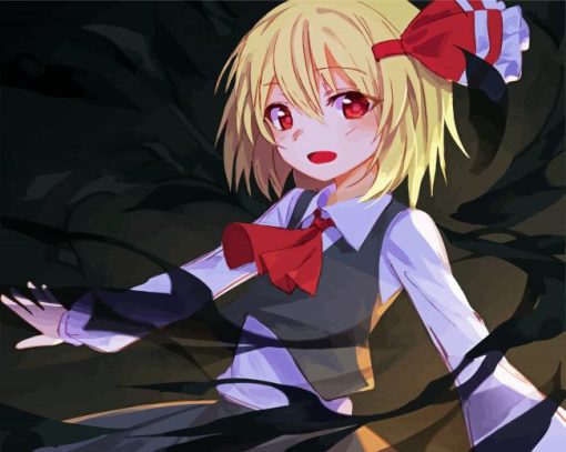 Rumia Touhou Anime paint by number