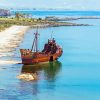 Rusty Wrack Ship paint by number