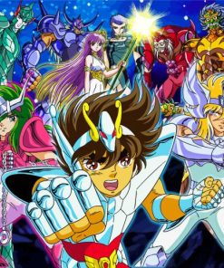 Saint Seiya Manga Anime Characters paint by number