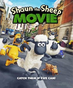 Shaun The Sheep Movie paint by number