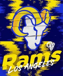 St Louis Rams Logo Art paint by number