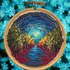 Starry Night Embroidery paint by number