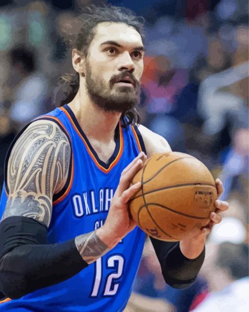 Steven Adams paint by number