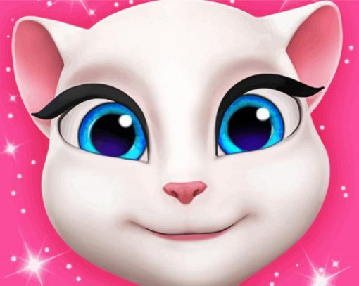 Talking Angela paint by number