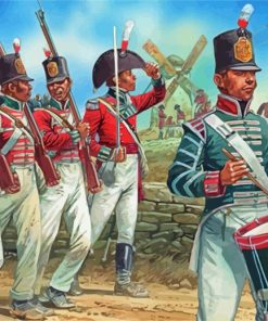 The British Infantry paint by number