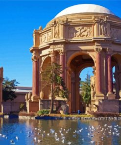 The Palace Of Fine Arts San Francisco paint by number