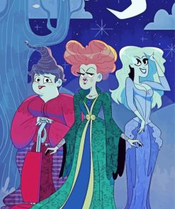 The Sanderson Sisters Art paint by number