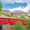 Train Du Montenvers Mer De Glace Chamonix paint by number