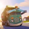 Trash Truck Animation Characters paint by number