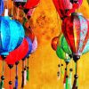 Vietnamese Lanterns Art paint by number