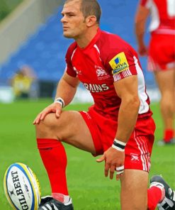 Wales National Rugby Union Team Player paint by number