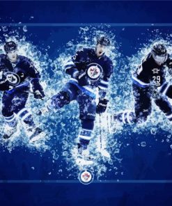 Winnipeg Jets Players Art paint by number