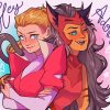 Adora And Catra Animation Art paint by number