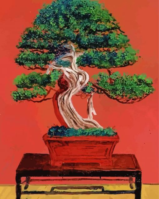 Art Bonsai Tree paint by number