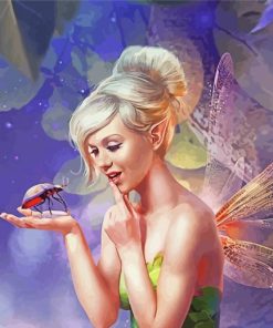 Beautiful Tinkerbell paint by number