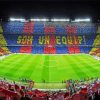 Camp Nou Stadium paint by number