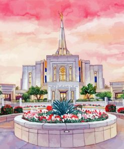 Gilbert Temple Art paint by number