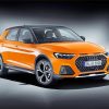 Orange Car Audi A1 paint by number