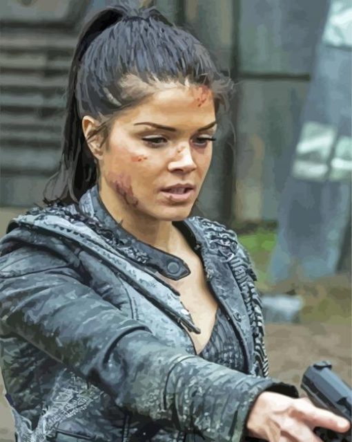 Warrior Octavia Blake paint by number