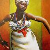 African Dancer Lady Art paint by number