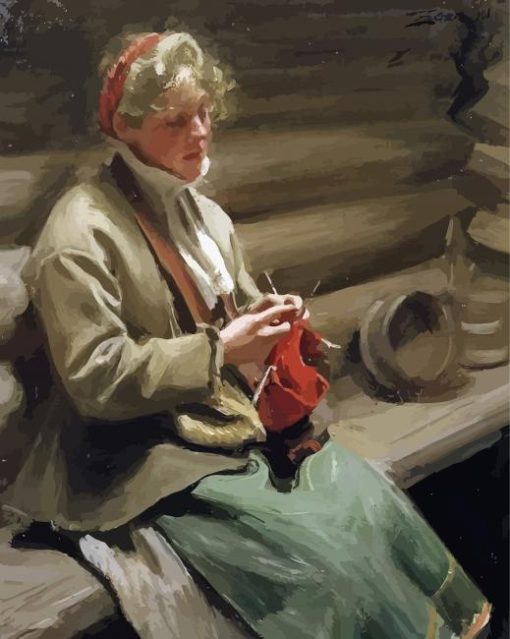 Anders Zorn paint by number