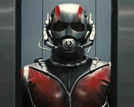 Antman Superhero paint by number