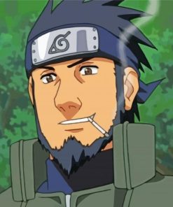 Asuma Sarutobi Naruto paint by number