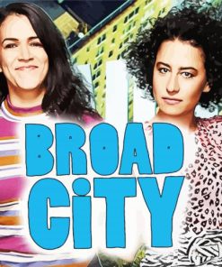 Broad City Serie Poster paint by number