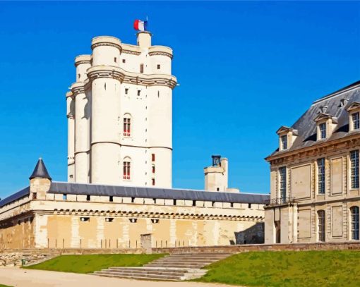 Chateau Of Vincennes paint by number