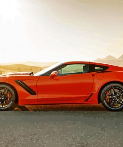 Chevrolet Corvette ZR1 C7 paint by number