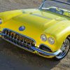 Cool 58 Chevrolet Corvette paint by number