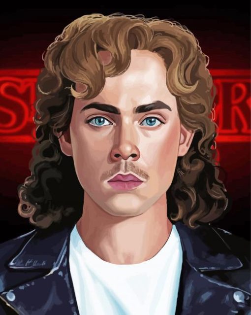 Dacre Montgomery Stranger Things paint by number