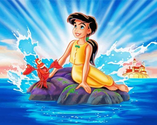 Disney The Little Mermaid II paint by number