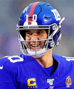 Eli Manning Player paint by number