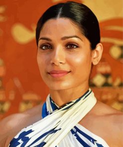 Freida Pinto Actress paint by number