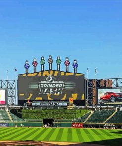 Guaranteed Rate Field Baseball Stadium paint by number