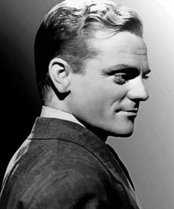 James Cagney Side Profile paint by number