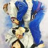 Jiu Jitsu Fighting Sport paint by number